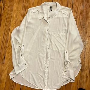 Dynamite white dress shirt